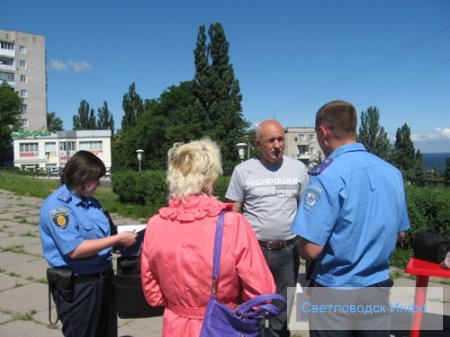 У день жалоби в Світловодську агітували за «Святую Русь» У день жалоби в Світловодську агітували за «Святую Русь»