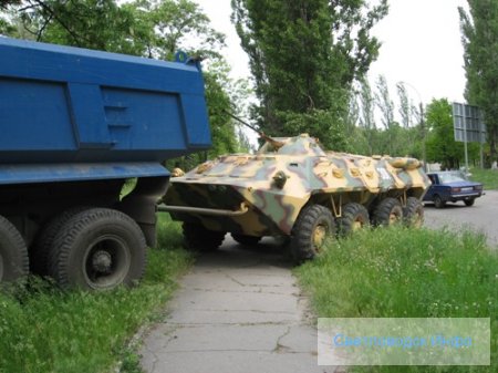 Бронетранспортер у Світловодську