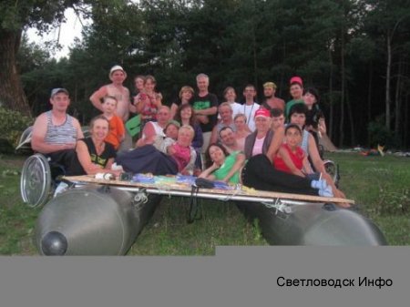 Збулася мрія колясочника Погодаєва - він сплавився Ворсклою