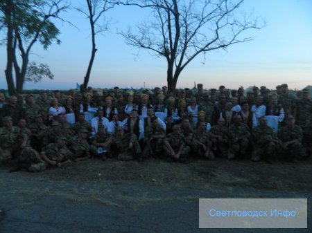Концерт ансамблю "Вогник" та "Сударушка" для бійців АТО